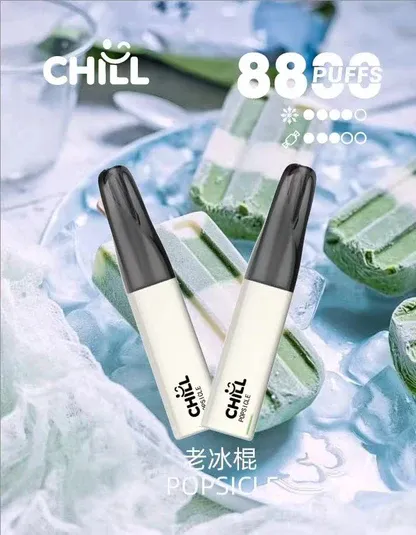 CHILL 鴨嘴獸 8800口拋棄式電子煙｜12W輸出與 550mAh電池續航，含 3%尼古丁鹽並提供多款熱銷口味
