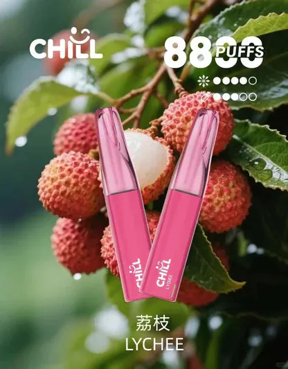 CHILL 鴨嘴獸 8800口拋棄式電子煙｜12W輸出與 550mAh電池續航，含 3%尼古丁鹽並提供多款熱銷口味