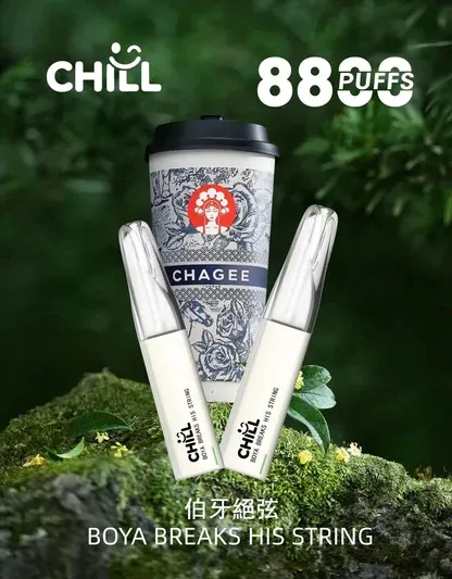 CHILL 鴨嘴獸 8800口拋棄式電子煙｜12W輸出與 550mAh電池續航，含 3%尼古丁鹽並提供多款熱銷口味