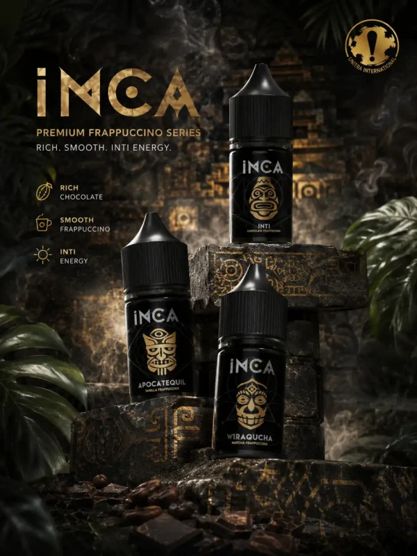 INCA 印加帝國 煙油｜主打神級冰沙口感與極致飲品還原，層次豐富順口，多口味任選並通用注油小煙主機