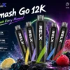 RELX Smash Go 12000口 拋棄式電子煙｜搭載獨家防乾燒技術與 400mAh 穩壓續航，具備 15ml 澎湃大容量與 3%~5% 尼古丁鹽爆爽擊喉感