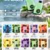 SP2S 12000口 拋棄式電子煙｜具備 9W/13.6W 雙檔調壓與 12ml 大容量油艙，採用 30mg 尼古丁鹽，搭載 650mAh 大電量並支援 Type-C 快充
