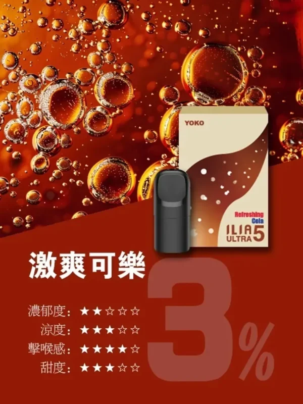 ILIA5代煙彈-11_副本.webp 【買四盒送主機】ILIA 哩亞 五代通用煙彈|全新陶瓷芯防漏技術升級,主打多種濃郁口味與 3%尼古丁鹽順滑擊喉,適配五代主機