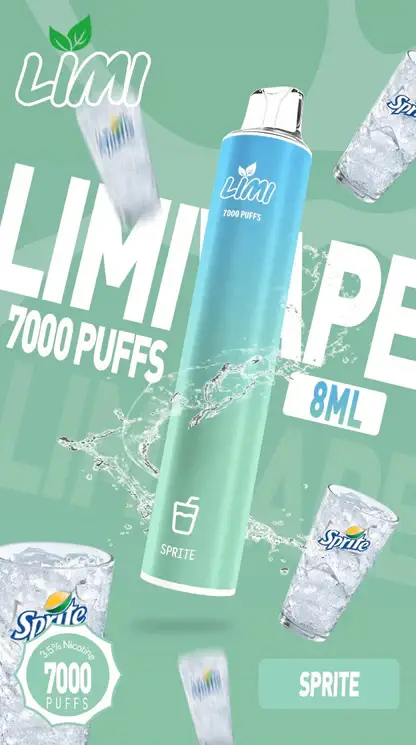 LIMI拋棄式一次性7000口-12.webp LIMI 7000口 拋棄式電子煙|具備 3.5% 尼古丁鹽強勁擊喉感與冰感水果系列清涼口感,搭載吸氣發光 LED 燈條及 650mAh 可充電池