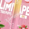 LIMI拋棄式一次性7000口-5.webp LIMI 7000口 拋棄式電子煙|具備 3.5% 尼古丁鹽強勁擊喉感與冰感水果系列清涼口感,搭載吸氣發光 LED 燈條及 650mAh 可充電池
