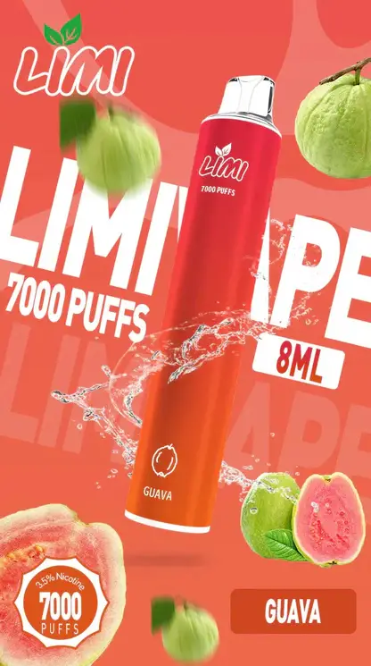 LIMI拋棄式一次性7000口-7.webp LIMI 7000口 拋棄式電子煙|具備 3.5% 尼古丁鹽強勁擊喉感與冰感水果系列清涼口感,搭載吸氣發光 LED 燈條及 650mAh 可充電池