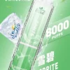LIMI 8000口 拋棄式電子煙｜具備 15ml 儲油量續航天花板與 3% 尼古丁鹽順滑擊喉體驗，結合吸氣感應發光燈條與可充電式設計