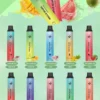 VAPOR STORM 風暴 5000口 拋棄式電子煙｜具備 10ml 大容量與 Mesh 芯強勁霧化技術，採用金屬質感機身設計，搭配 650mAh 可充電長效續航